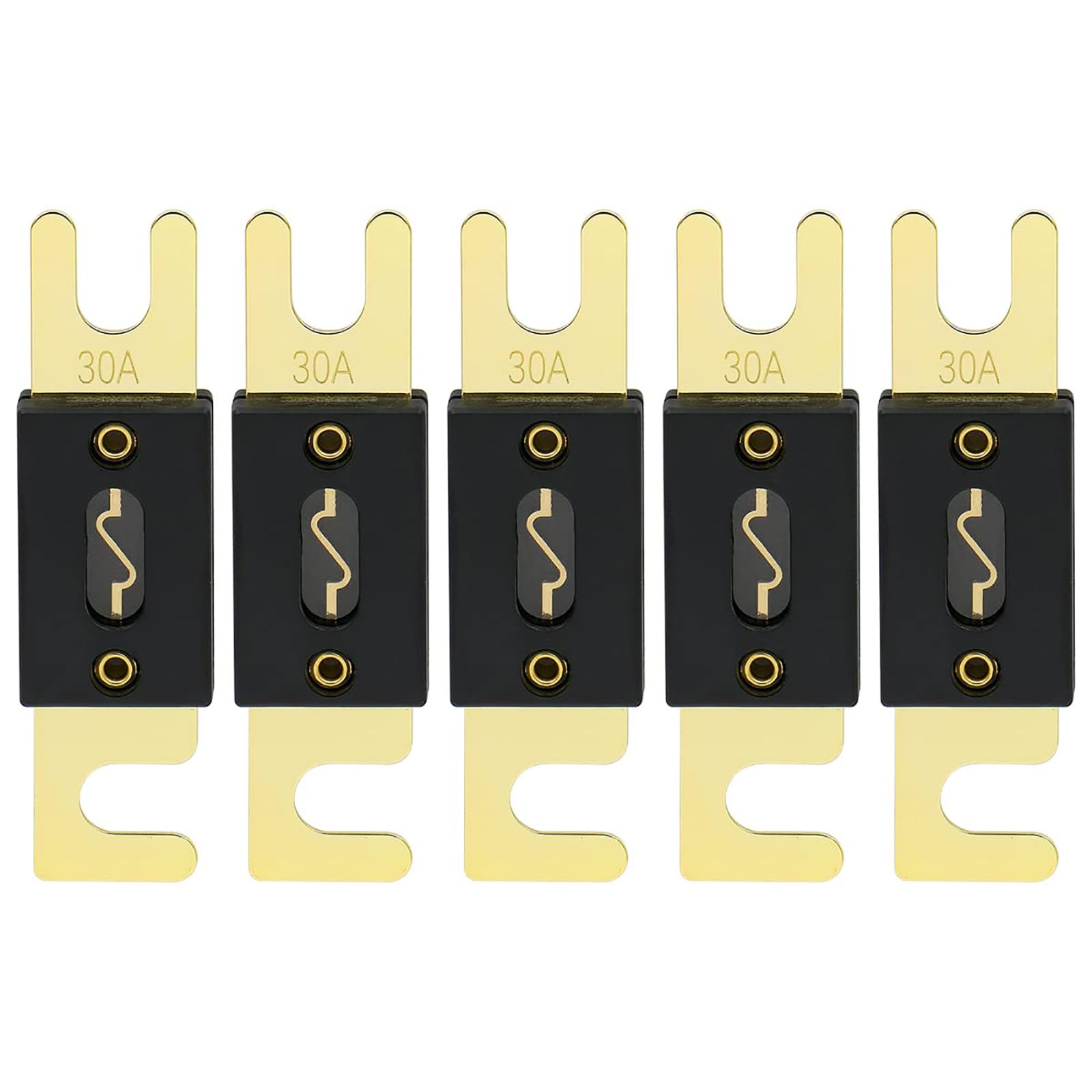 Baomain 3-Pack 40A ANL Fuse Bulk Value Pack with Gold-Plated Terminals for Car Audio, Amplifier, Truck, Boat, RV - 12V/24V Circuit Protection — view 52