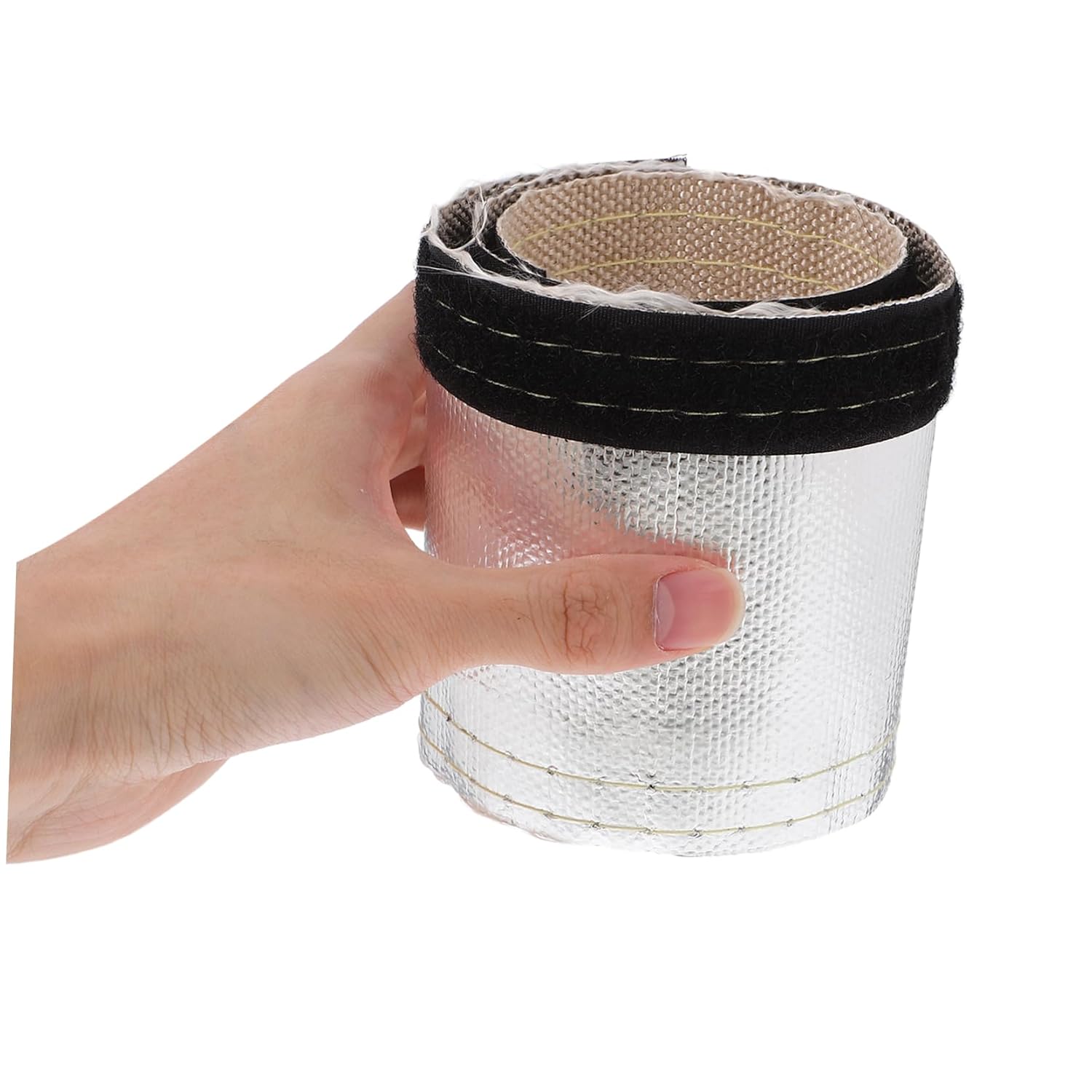 5pcs Automotive Wire Heat Shield High Temp Exhaust Wrap Heat Shield Sleeve for Fuel Line