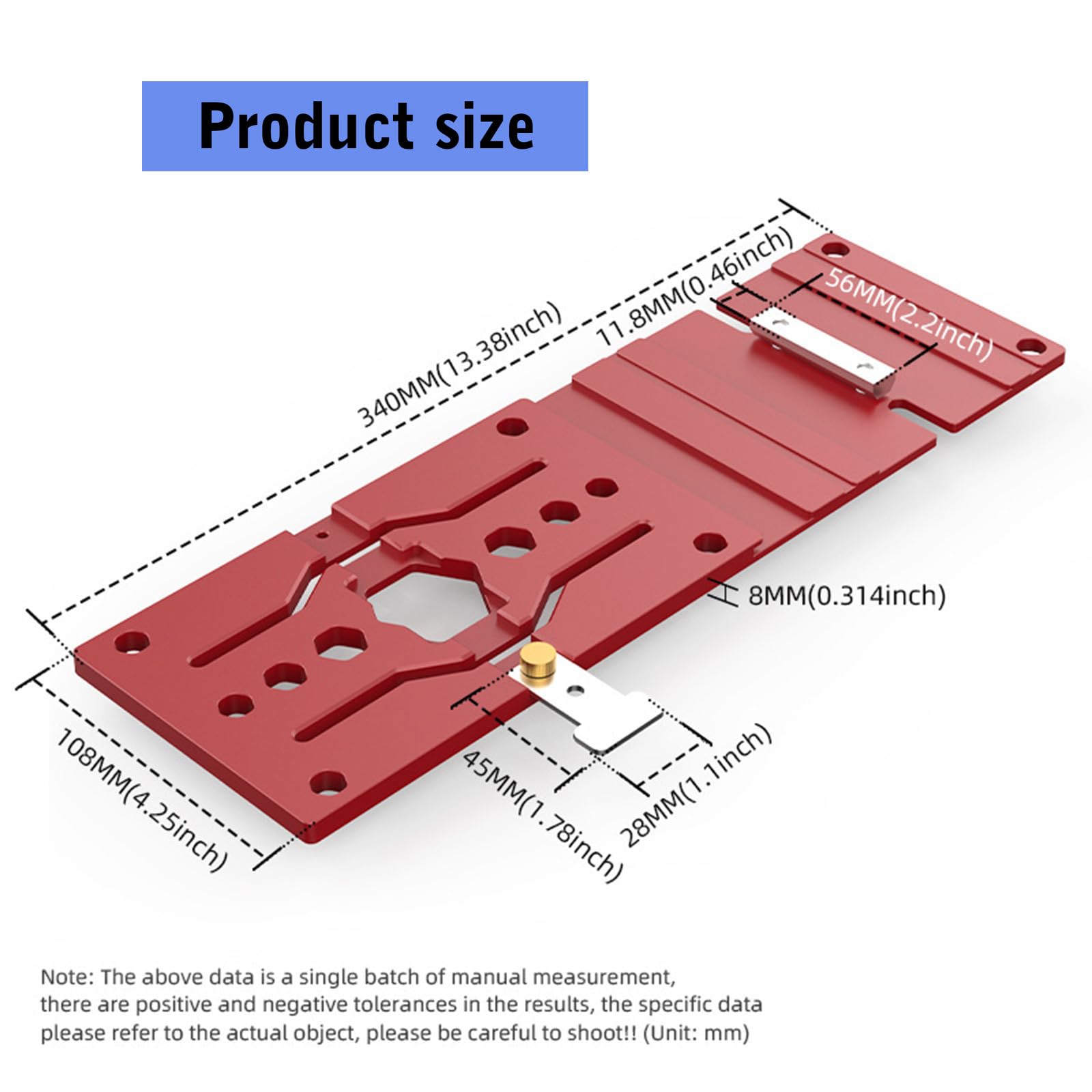 Rotaie di guida per segatura circolare ad angolo retto, 340 mm, lavorazione del legno, 90 gradi, per sega circolare elettrica quadrata