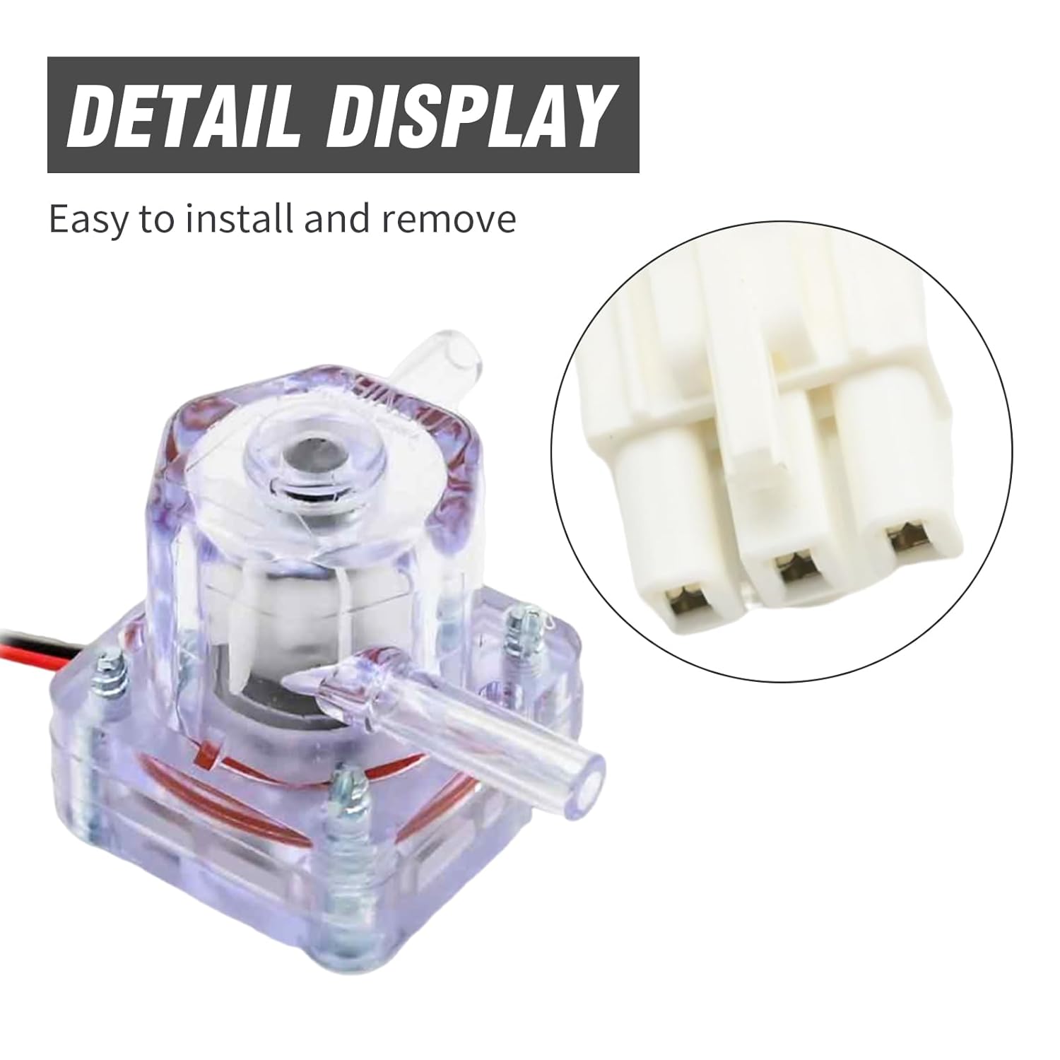 MDEOOSKY 0420A Micro Flow Sensor Meter Miniature Flowmeter, Replacement for Sears Kenmore Elite Refrigerator Fridge Ice Maker, Replaces 0420A