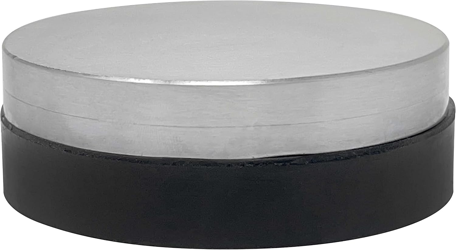 3" Dia. Round Bench Block Steel Fixed on Rubber Anvil Tool Set Work Surface for Metal Forming Stamping Jewelry Making Repair