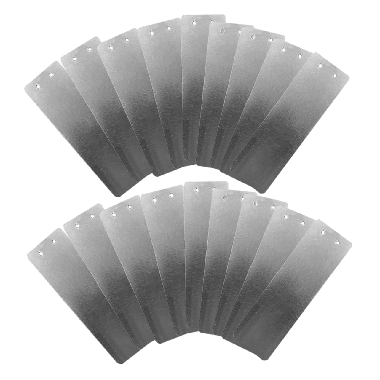 Generic 50Pcs Aluminum Plant Markers for Garden Durable Outdoor Tags for Greenhouse Pot Labeling and Nursery Use Lightweight and Plant Identification