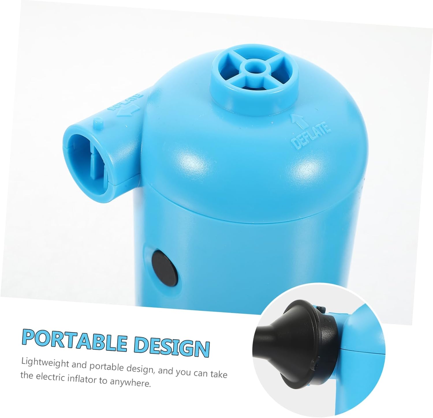 INOOMP 2 Sets Electric Air Pump Household Inflator Casas De Inflables Vaccuum Storage Bags Portable Air Pump Home Air Pump Electric Home Air Pump Electric Inflator PVC Tent Vacuum