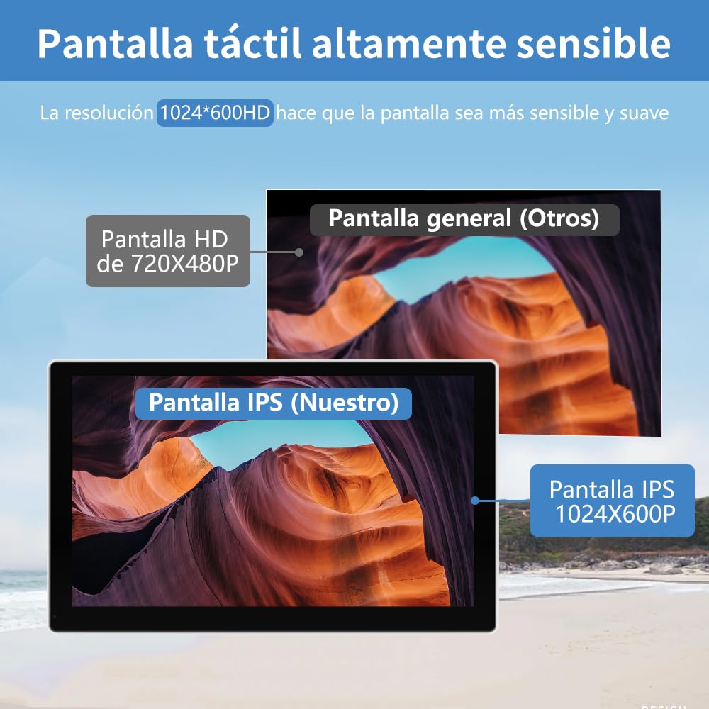 AWESAFE 9 Pulgadas Pantalla CarPlay/Android Auto Inalámbrico/Mirror Link para Coche, Reproductor de Coche Tactíl Admite Bluetooth/SIRI/Asistencia de Voz/USB/TF/FM/AUX/EQ Ecualizador