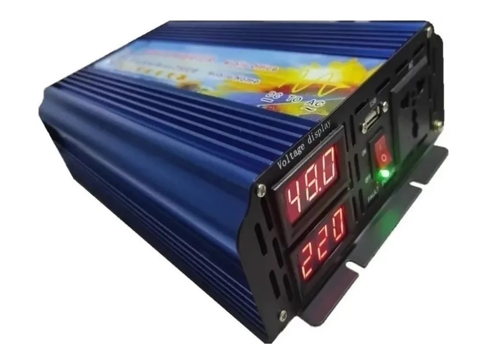PWANUIGTE Voltage Transformer 2500W 48V to 220V 230V 240V 50HZ Pure Sine Wave DC to AC Power Inverter(50hz,48V-220-240V)