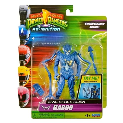 Power Rangers Mighty Morphin Re-Ignition - Baboo Evil Space Alien Figure by Playmates Toys