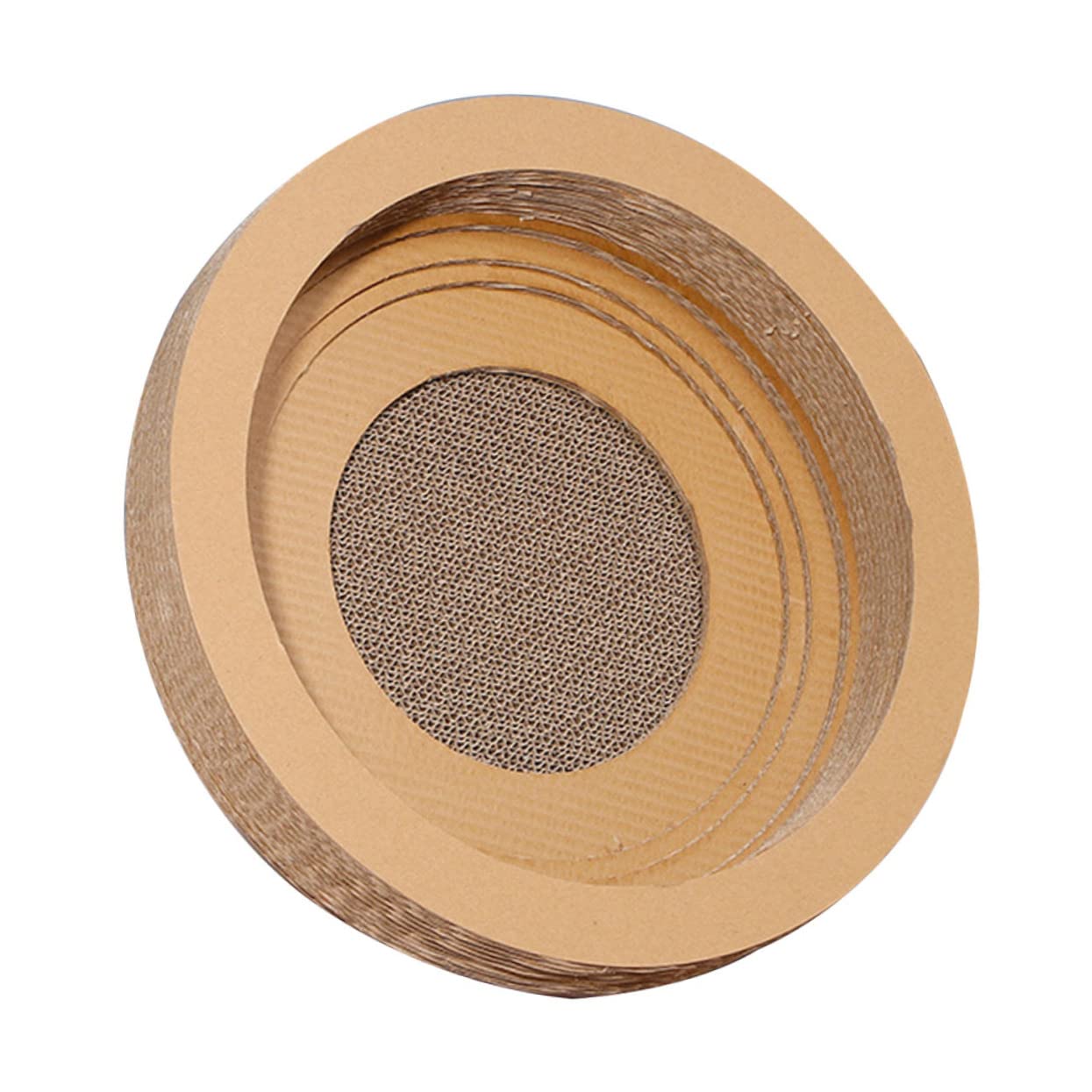 Ipetboom1pc Corrugated Cat Nest Round Cat Scratcher Cat Catnip Toys Cat Scratch Toy Pets Toys Kitten Toy Cat Grinding Claw Toy Cardboard Cat Scratcher Cat Scratching Post Cat Claw Pet Cat