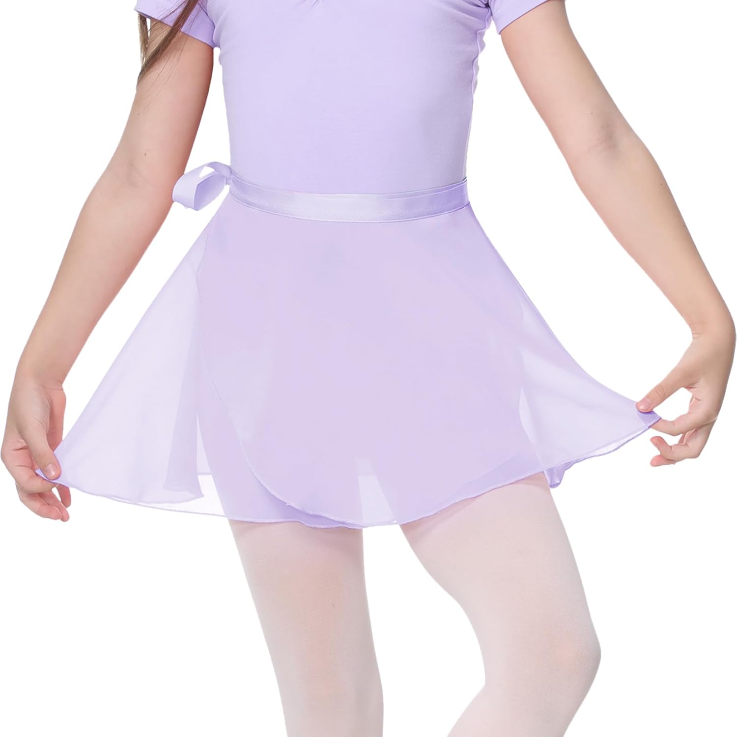 Century Star Girls Ballet Skirt Women Adult Dance Skirt Toddler Wrap Chiffon Skirt Leotard Adjustable Ballerina Dance Clothes - Image 2