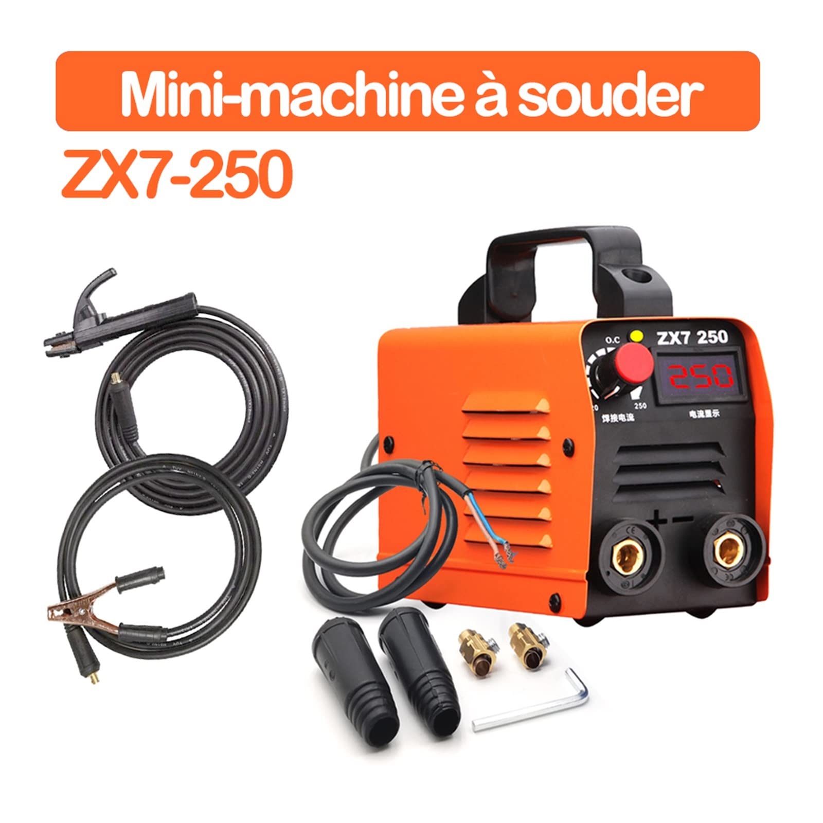 Cortadora de Plasma, 250 Mini máquina de soldadura por arco 250A completamente automática grado industrial for el hogar pequeña totalmente cobre