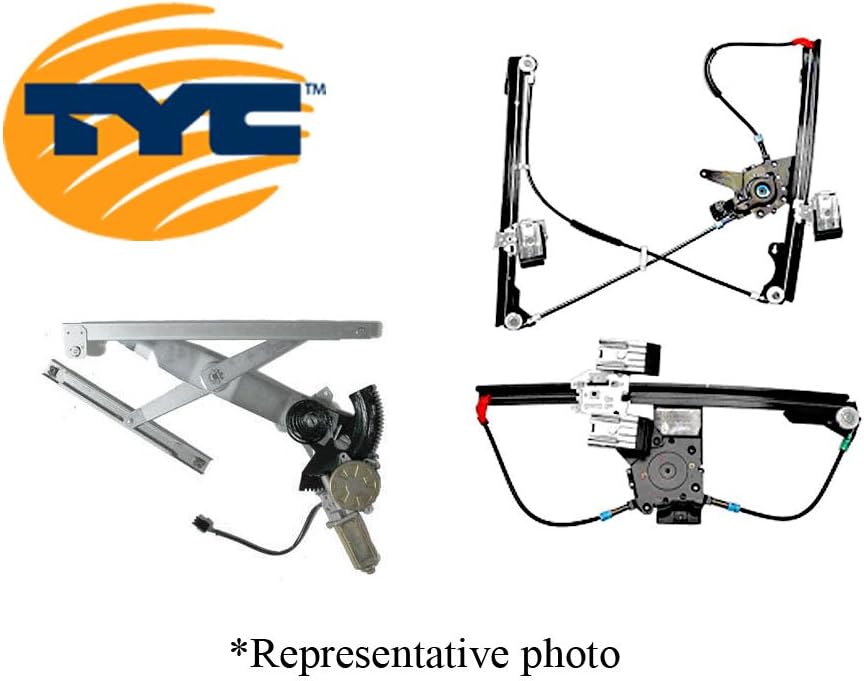 TYC 660063-G Honda Accord Front Passenger Side Replacement Power Window Regulator Assembly with Motor