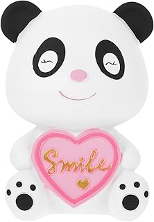 ABOOFAN Cute Panda Piggy Bank Shatterproof Money Bank Coin Bank Saving Box Money Pot for Kids Birthday