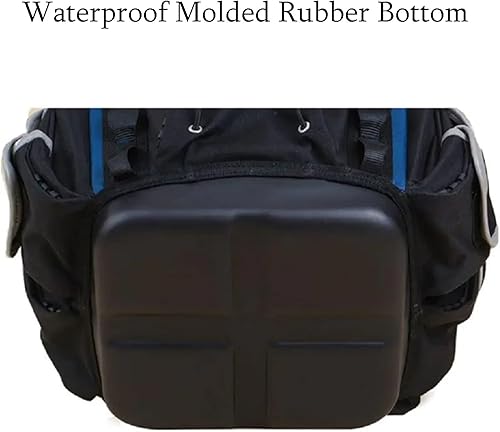 Miniatura 6 de Bolsa de herramientas de 10 pulgadas, organizador de bolsas de herramientas impermeables con asa giratoria, correa de hombro extraíble y 15