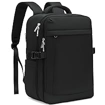 Yankony Zaino Ryanair 40x20x25 Zaino da Viaggio Aereo Bagaglio a Mano 40x20x25 Ryanair 20L Borse da Cabina per Donna Uomo 14 Pollici Porta PC Portatili con Tasca Antifurto per Scuola Lavoro Affari