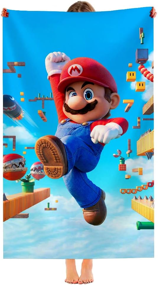 Proxiceen Boys and girls beach towels, anime beach towels, cartoon