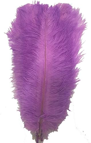 Miniatura 6 de MELADY Pack of 50pcs Natural Ostrich Feathers Centerpieces 10-12inch(25-30cm) for Home Wedding Party Decoration (White)