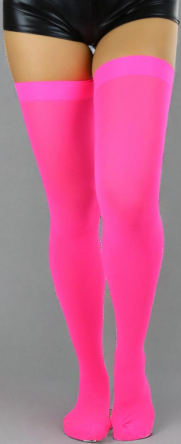 ToBeInStyle Women's Nylon Thigh High Schoolgirl Opaque Stockings - Image 8