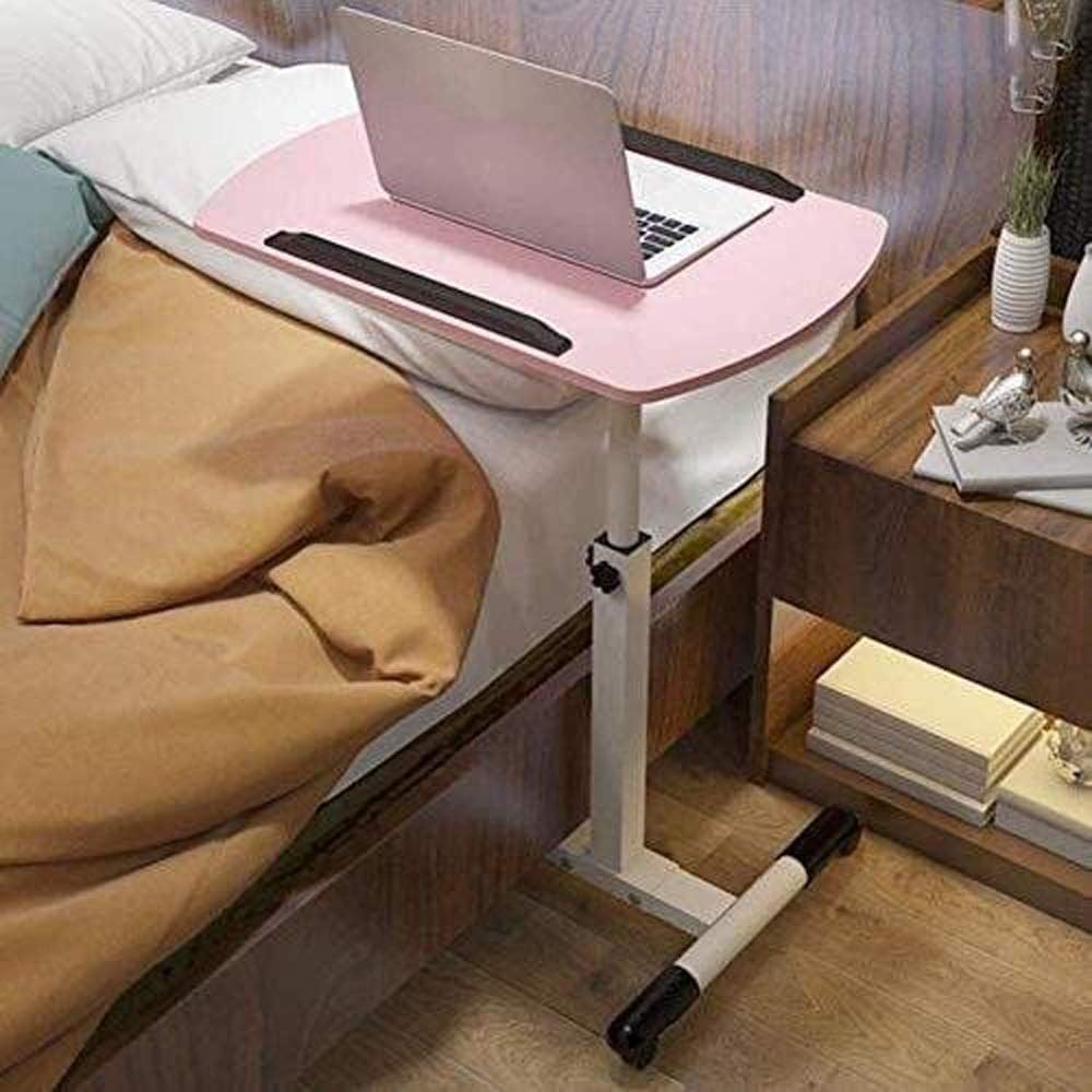 ピンクの折りたたみテーブルテーブルダイニングテーブルガーデンテーブル、ポータブル高さ調節が可能なノートパソコンデスクベッドソファPc 【ダイニングテーブルミニテーブル】