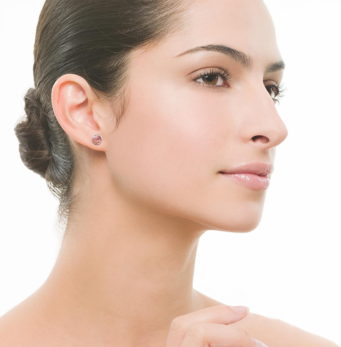 12 Pairs Ear Piercing Stud Earrings for Ear Piercing Guns, Surgical Stainless Steel Multicolor Round Heart Star Cubic Zirconia Birthstone Stud Earrings Set - Image 6