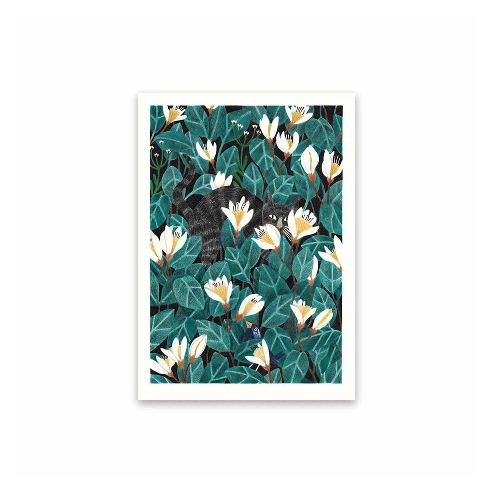 Tableau déco nature fleurs fraîches toile 40x50cm salon