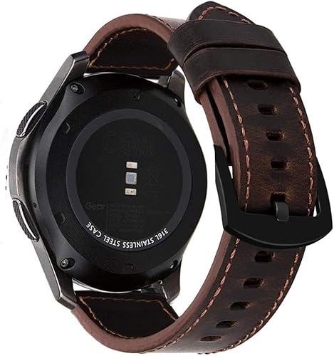 Miniatura 9 de Correa de reloj compatible con Samsung Galaxy Watch 3 de 1.772 pulgadas, reloj de 1.811 pulgadas, Gear S3 Frontierbandas de repuesto clásicas,