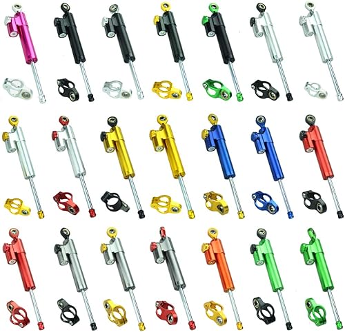 Miniatura 34 de Amortiguador de dirección universal ajustable para motocicleta Kawasaki Ninja 250 300 ZX6R ZX10R ZX14R Z900 Z800 Z1000 Z125 Z300 Z250 ER6N VERSYS