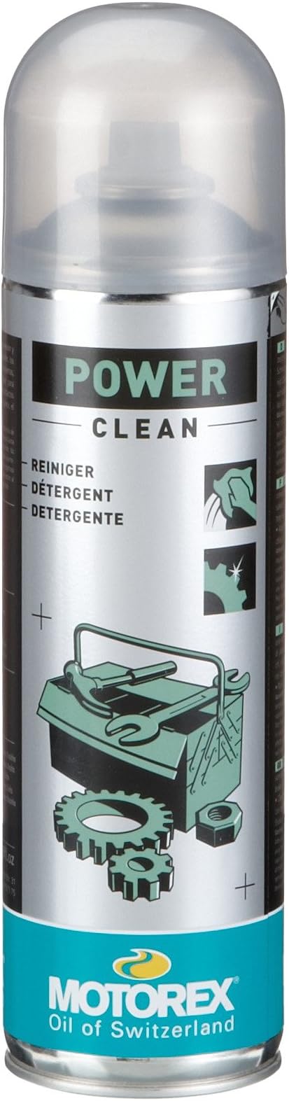 Motorex 302327 Power Clean Cleaning and Degreasing Spray, (500ml) 0.5 Liters
