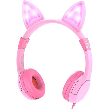 Casque Audio Enfant Iclever Ecouteurs Enfants Limiteur Volume Avec L Oreille De Chat Stereo Reglable Bebe Casque Amazon Fr High Tech
