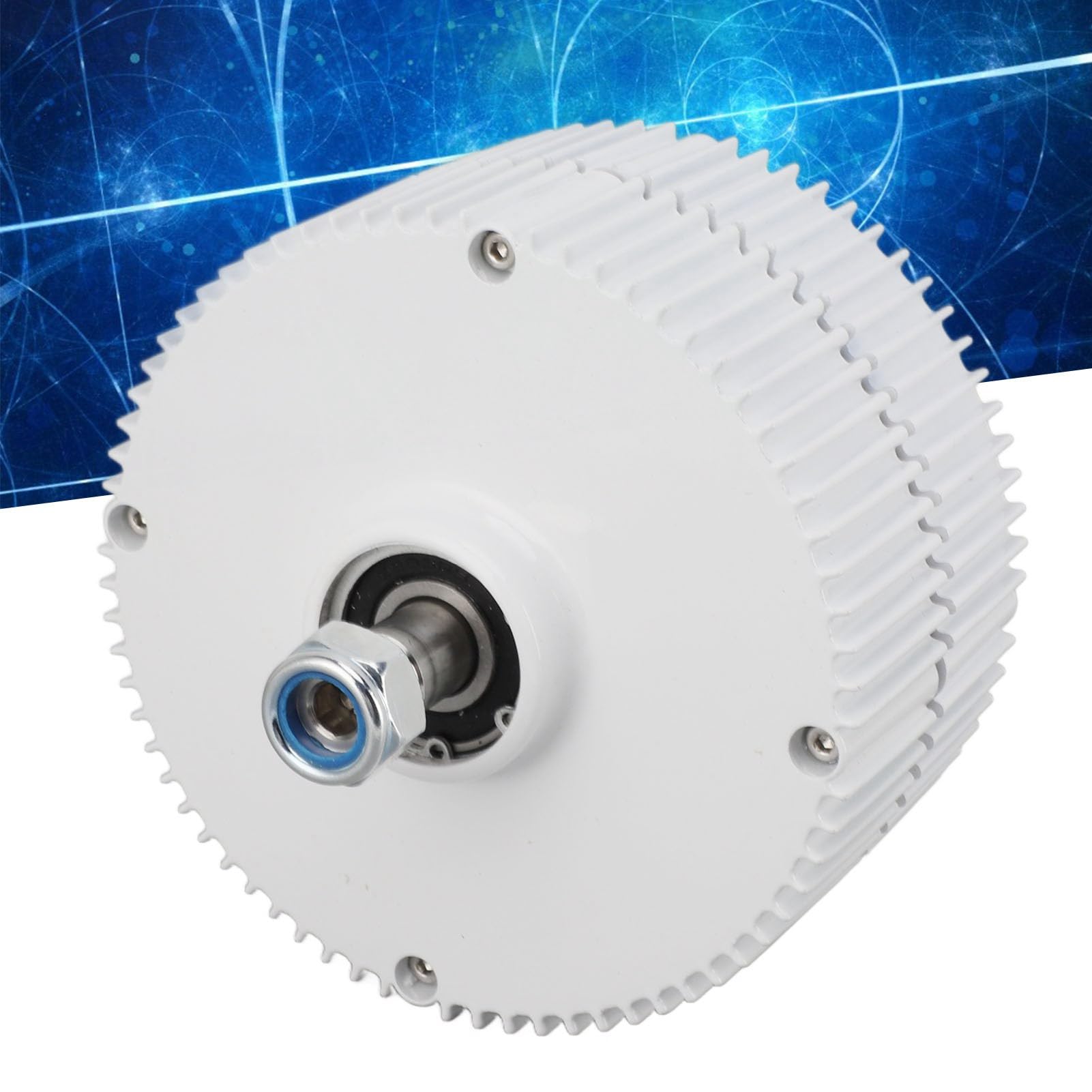 Generatore a Magneti Permanenti CA Trifase 24 V Generatore Ad Alta Efficienza per Turbine Eoliche Orizzontali Verticali Lega di Alluminio 15 X 15 X Cm (300W)