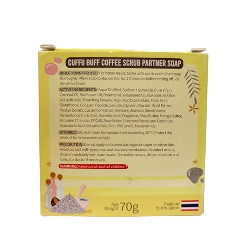 Miniatura 3 de Magara Skin Cuffu Bar y Cuffu Buff Coffee Scrub Jabón