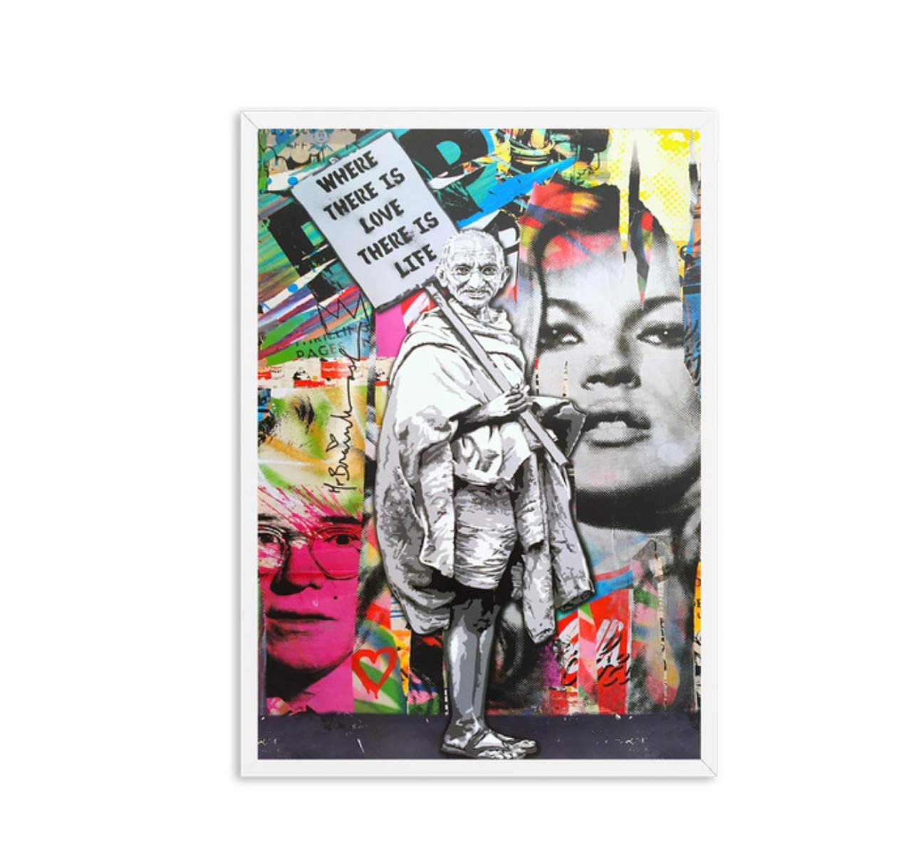 Amazon.co.jp: 大型サイズあり BANKSY バンクシー グラフィック アート