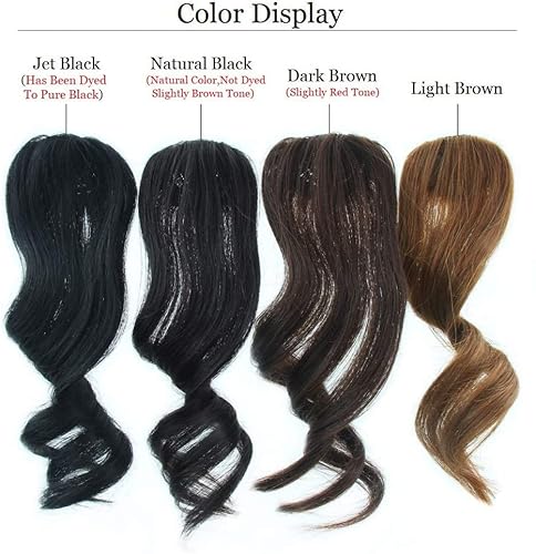 Dsoar WAVE BANGS 11 2Pcs Wave Side Bang Clip In Bangs Real Human Hair Wave Fringe Hair Extensions thumb #7