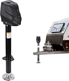 5500-7500lbs Electric A-Frame Trailer Jack, 23.2" Vertical Travel, 12V DC,for RV Trailer, Camper