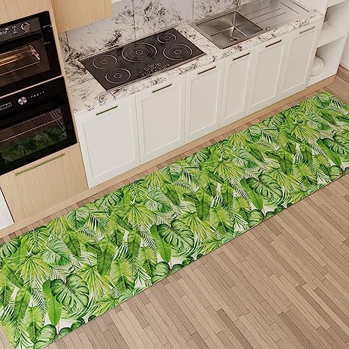 Pasillo para cocina de diseño tropical en formato runner de 340 cm 3