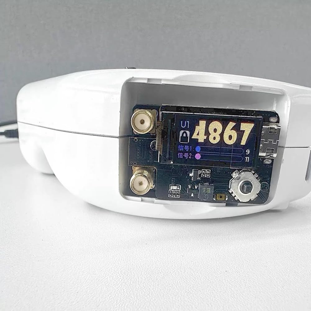 Module Récepteur 4.9G 5.8G 6.1G Plus avec Double Antenne pour Les Lunettes FPV/Fatshark/ V1 V2