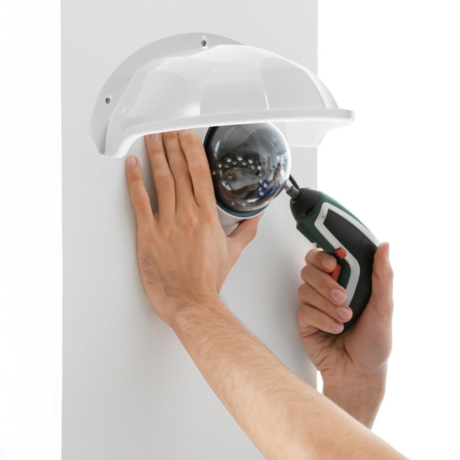 Boîtier de Protection pour Caméra Extérieure Blanc en Abs 1 PC