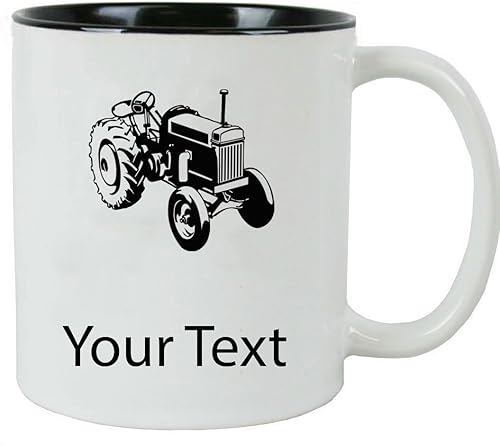 Taza de café de cerámica blanca personalizada de 11 oz con caja de regalo blanca