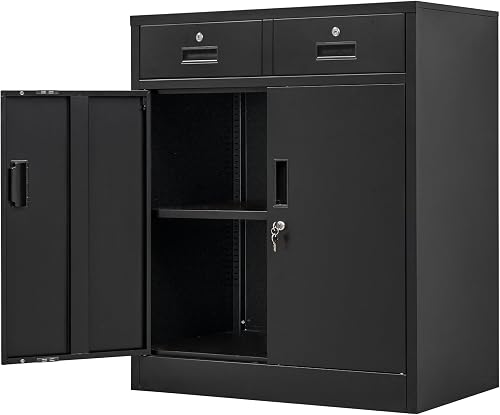 Metal Storage Cabinet, 36" H Locking Storage