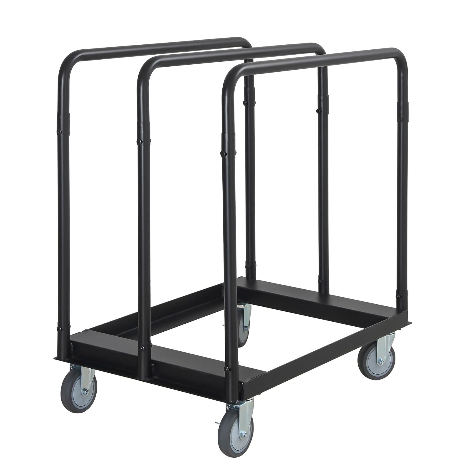 Steel Panel Truck Drywall Cart Dolly 1500 LBS Capacity Heavy Duty with 4 Swivel Wheels for Handling Wall Panel, Lumber