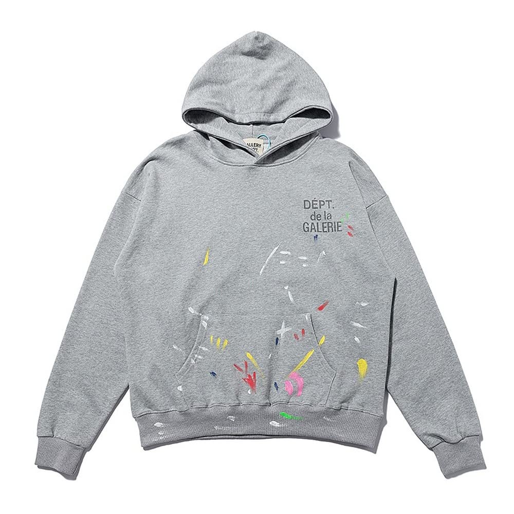 GALLERY DEPT men's hoodie splash ink graffiti high street hoodie fall loose casual men and women