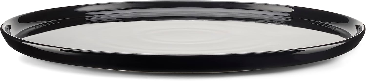 Berndorf 31cm Black Porcelain Serving Platter – Large Tray for Dinner, BBQ, Snack & Cake Display – Kitchen Food Tray & Plate for Snack, Platter & Serving Berndorf 31cm Black Porcelain Serving Platter – Large Tray for Dinner, BBQ, Snack & Cake Display – Kitchen Food Tray & Plate for Snack, Platter & Serving