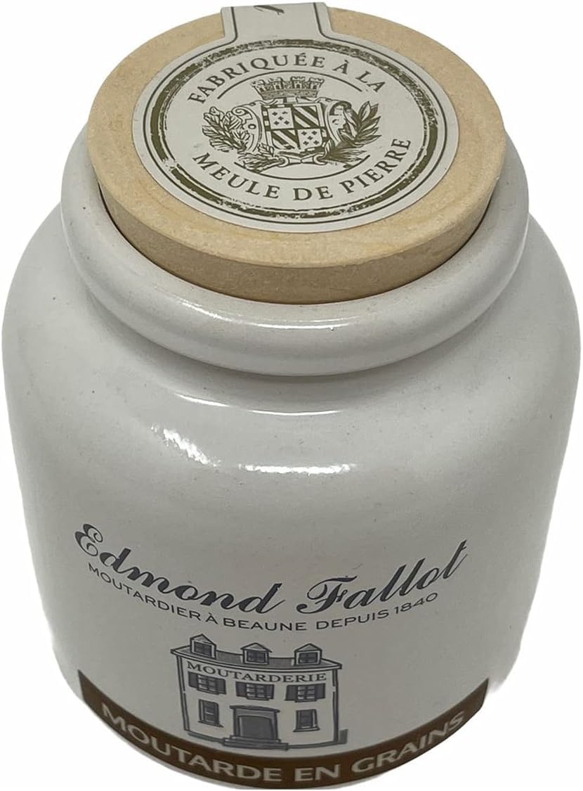 Edmond Fallot | Grains de moutarde de Dijon - Pot en grès de 250 g