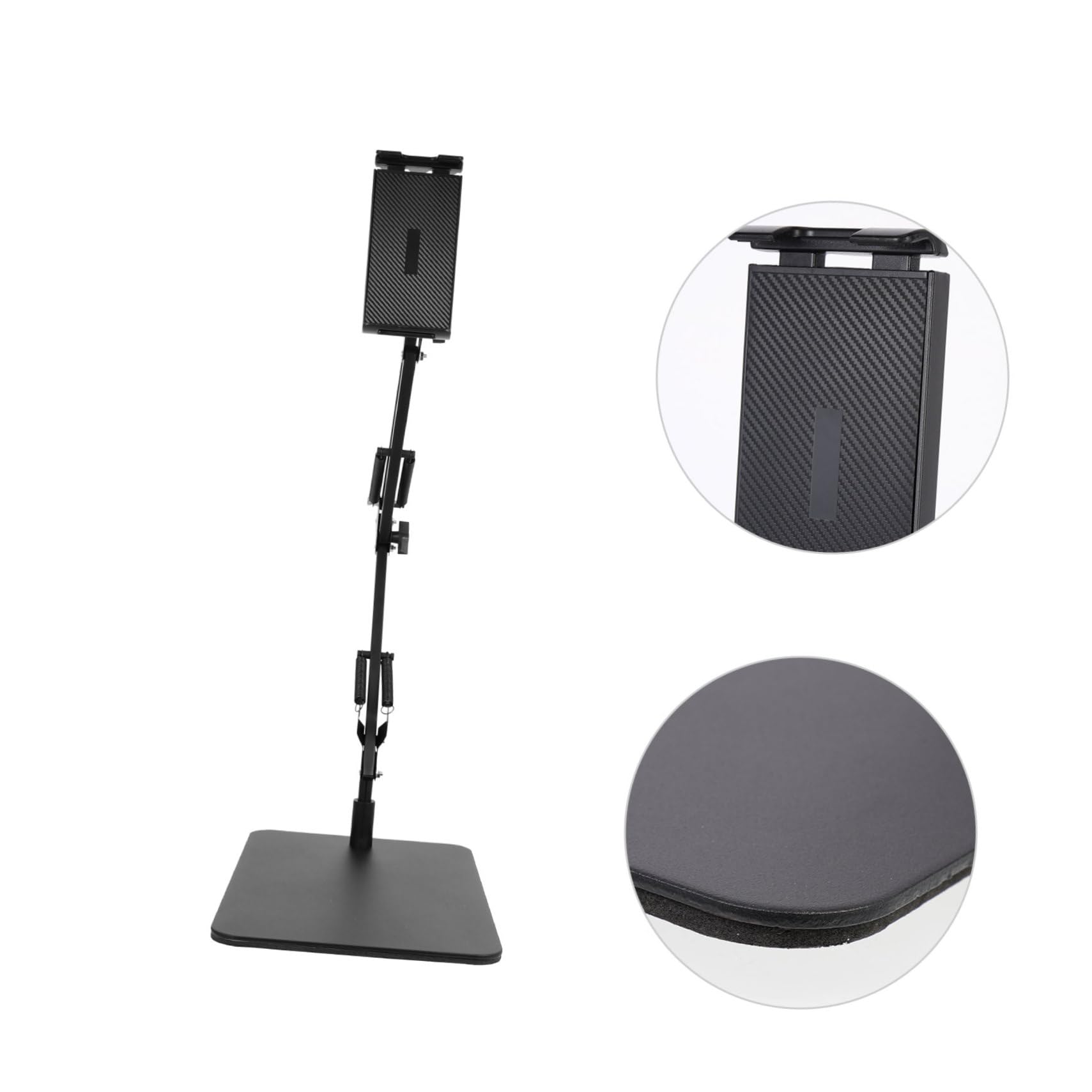 Soporte telescópico para teléfono móvil Tubo de Subida Soporte para teléfono móvil Soportes Tableta Soporte Ajustable para Celular Soporte para Celular de Escritorio Metal Negro