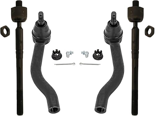 Miniatura 103 de Detroit Axle - Barras de acoplamiento delanteras 4WD para Dodge Dakota 2000-2004 Durango 2000-2003 2 extremos de barra de acoplamiento internos 2