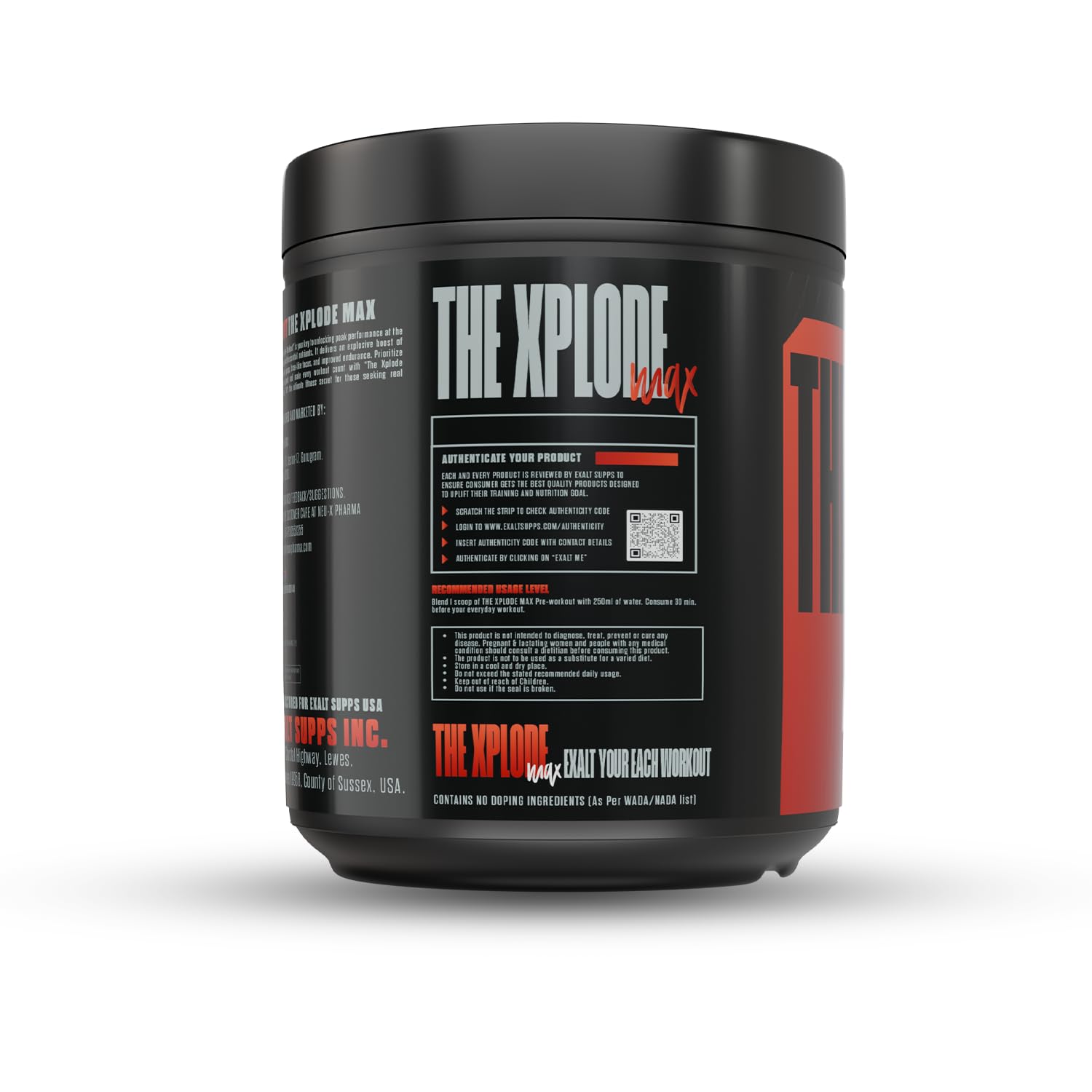 The Xplode Pre Workout Max | 375gm | 30 Servings | 300mg Caffeine | 4g Citrulline | 3000mg Beta Alanine | Hyper Pumps | Improved Endurance | Better Focus (Cotton Candy) — Amazon image 9