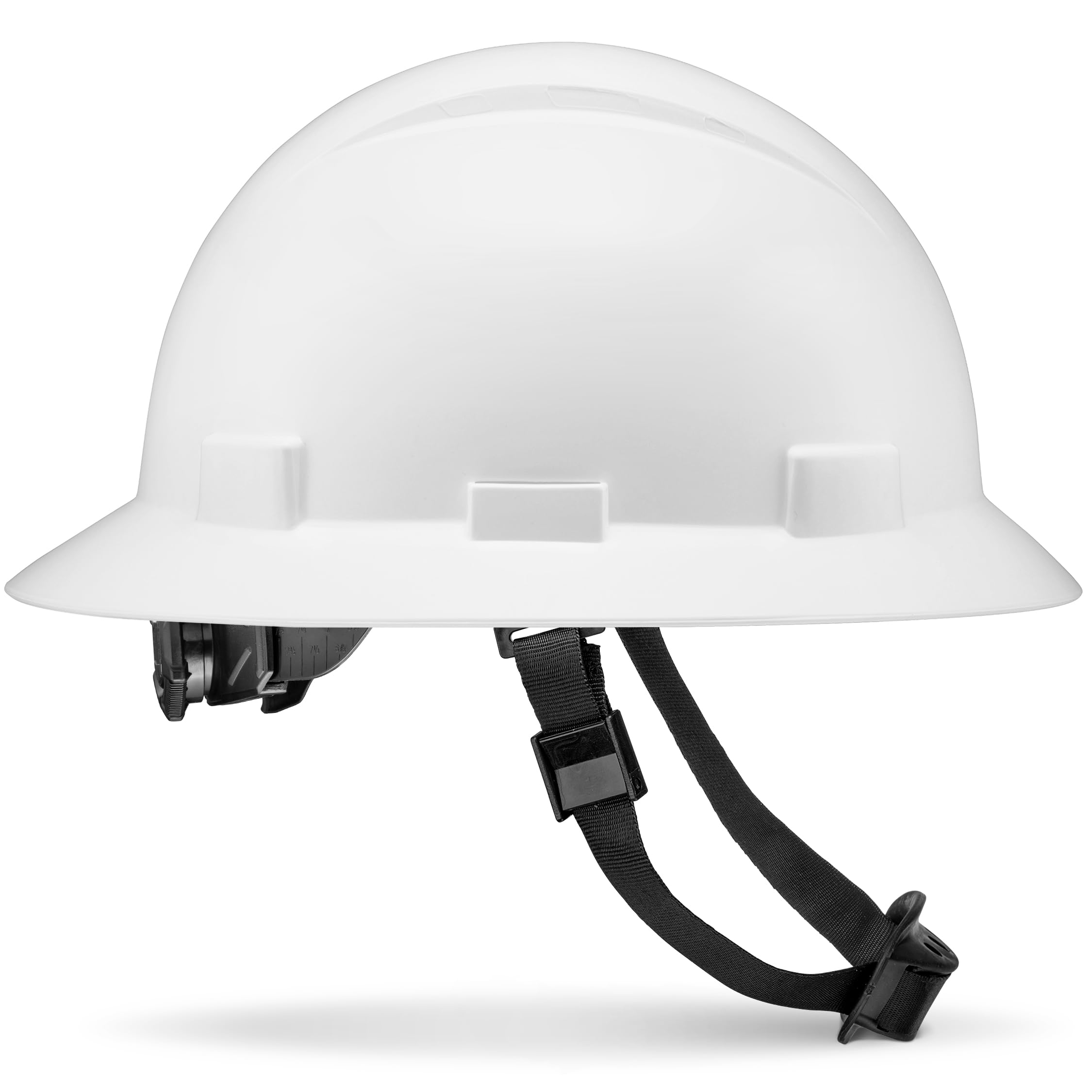 Cappello rigido a tesa piena aggiornato, bianco, imbottito, OSHA costruzione sicurezza approvato, cappelli rigidi da uomo, cascos de construccion casco.