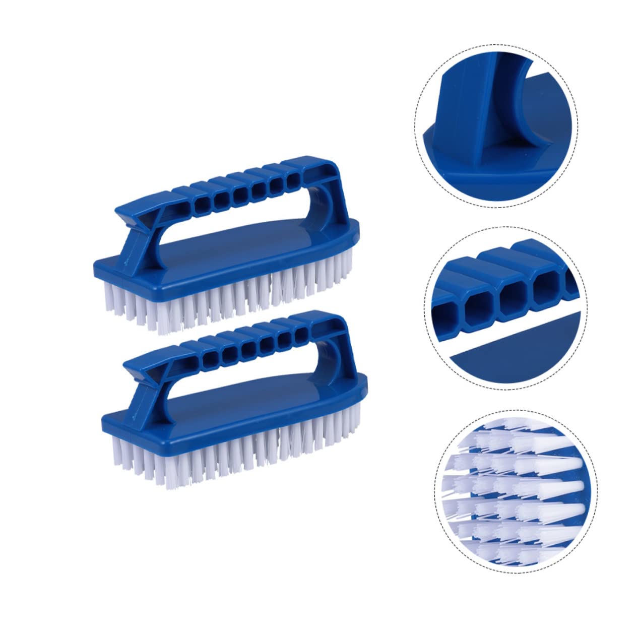 Kisangel Lot De 3 Brosses De Nettoyage Électriques pour Piscines Creusées Brosses Rondes À Prise Confortable 2 Pièces X 3