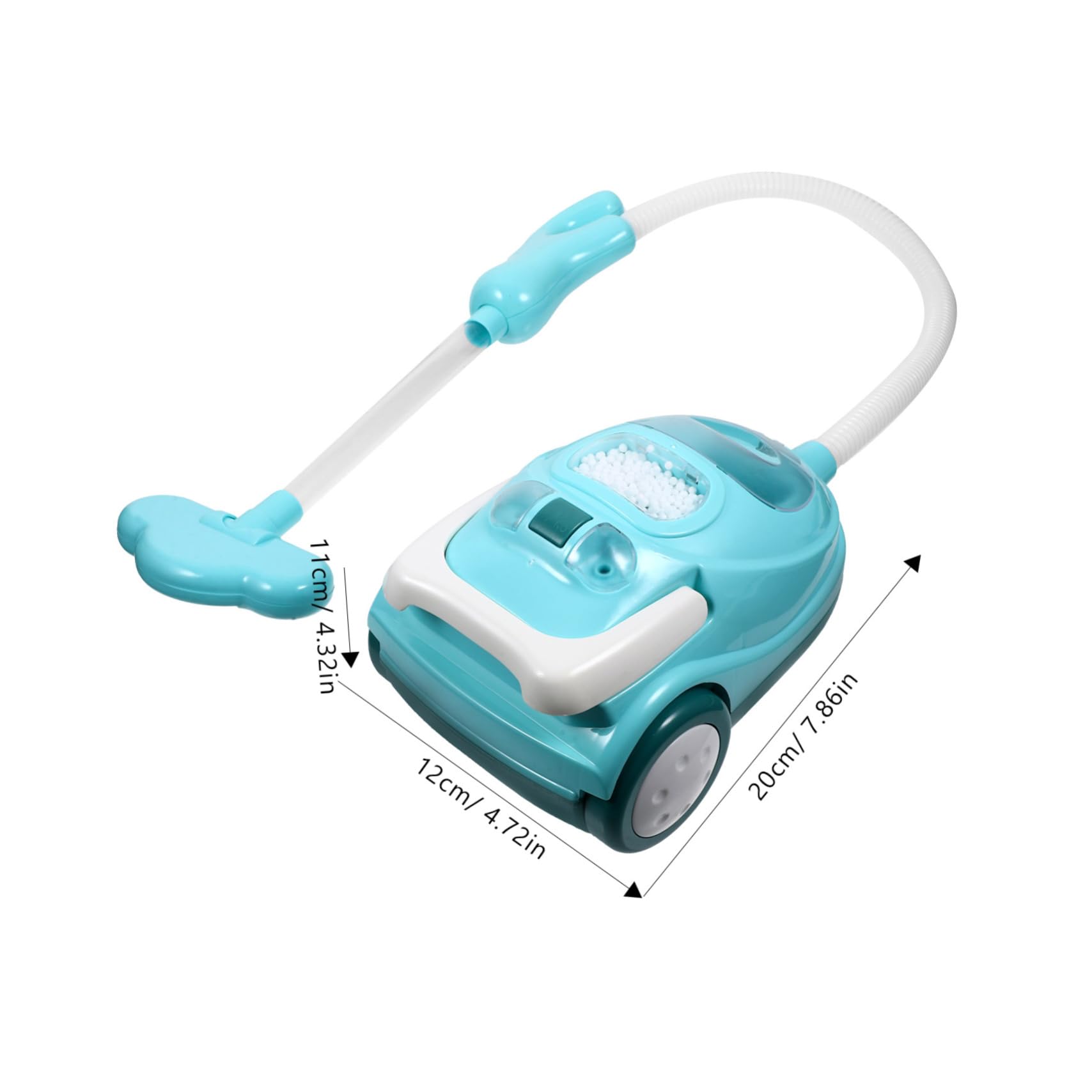 BESPORTBLE Mini Aspirapolvere per Leggero e Sicuro Domestico in Abs Resistente Abilità Cognitive e Interazione Ludica Colore Casuale