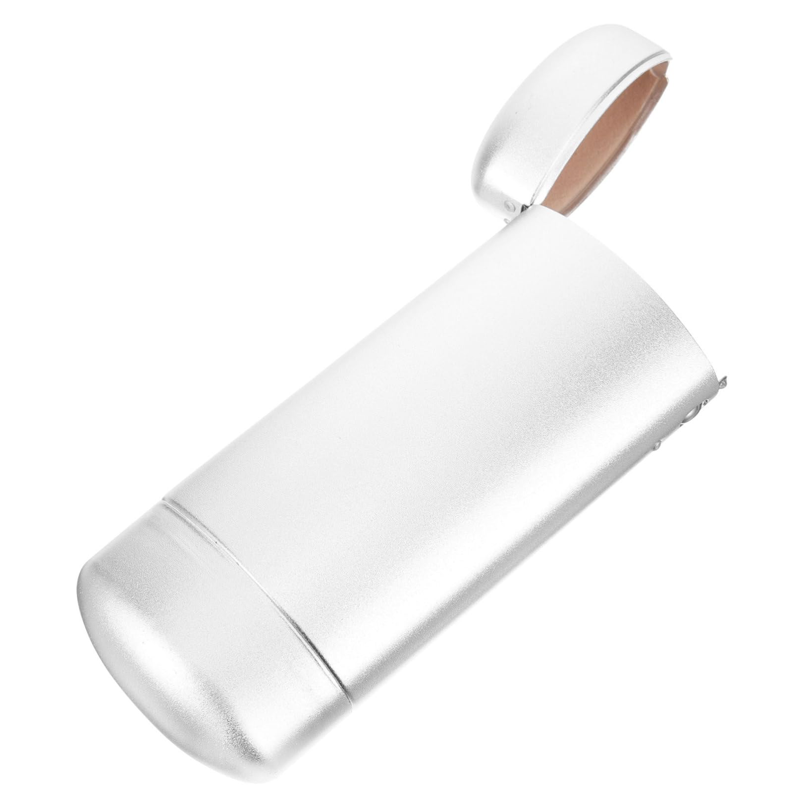 Beavorty custodia per occhiali in alluminio Astuccio Occhiali da sole protettivo lucido custodia per occhiali da viaggio custodia degli occhiali da viaggio Lega di alluminio Argento
