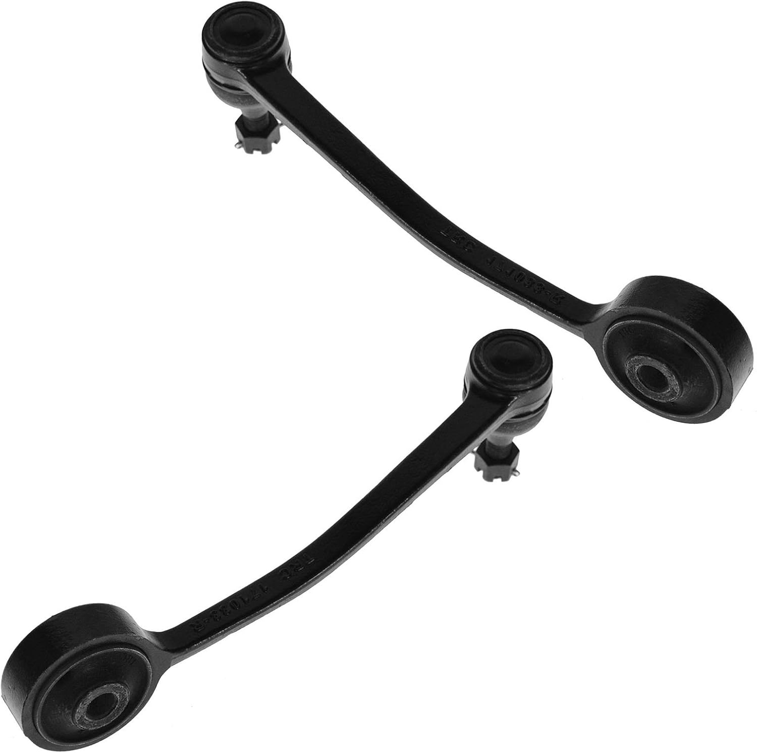 TRQ Front Upper Driver and Passenger Side Control Arm and Ball Joint Set 4 Piece Compatible with 2009-2014 Hyundai Genesis Sedan 2011-2013 Equus 2014 Equus To 2-03-14 Production Date