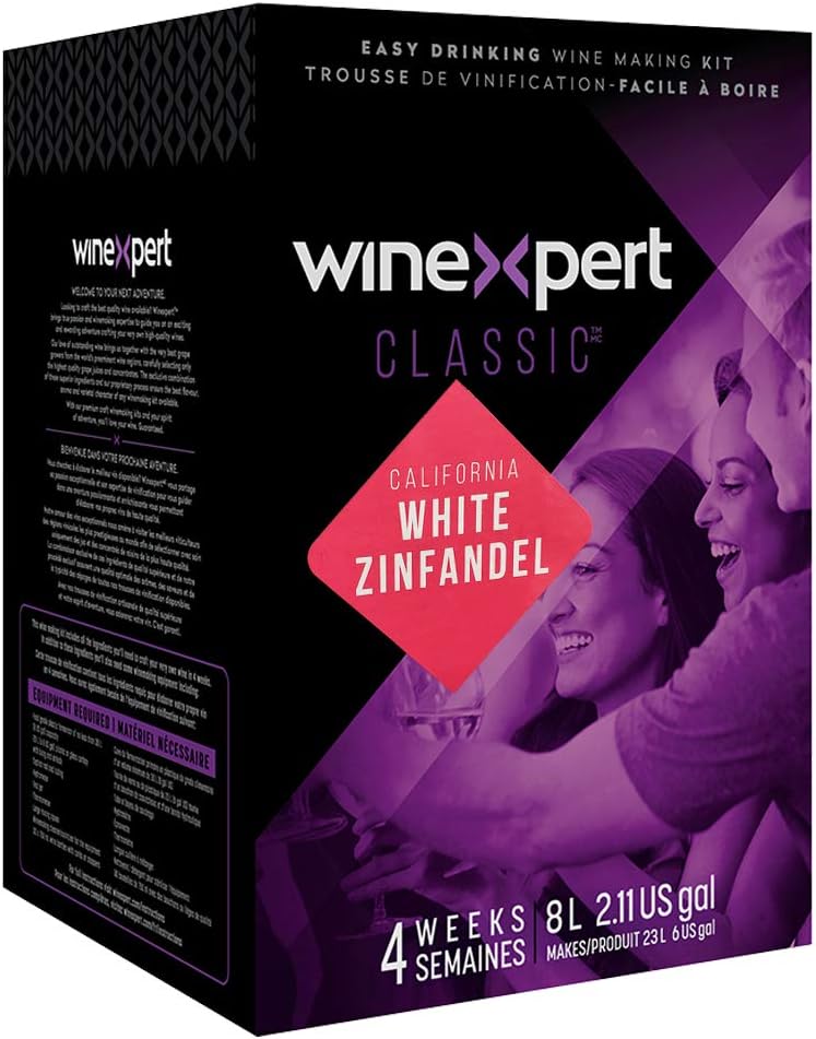 Classic California White Zinfandel Wine Ingredient Kit